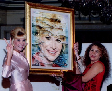 retrato de ivana trump pintado pela retratista brasileira naza