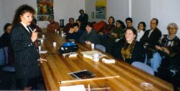 palestra da artista na universidade americana cornell university new york